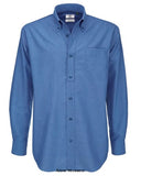 B&C Men’s Oxford Long Sleeve Corportate Shirt-SMO01
