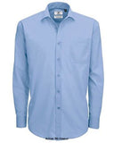 B&C Men’s Smart Long Sleeve Corporate Shirt-SMP61 - Shirts Polos & T-Shirts - B and C