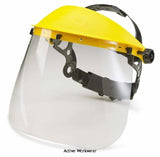 Polycarbonate Face Shield Mountable Protective Screen Visor 7.5" - Bbfv7 To be used in conjunction with B-Brand Headgear system BBHG.To be used in conjuction with B-Brand Headgear system BBHG. Transparent Visor 8" Conforms to EN166 (when worn with appropriate headgear) Optical Class:1 F - (Low impact energy)2C-1.2 - UV Filter