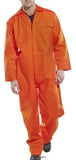 Orange Beeswift Flame Retardant Boilersuit Overall FR Welding Coverall cfrbs Boilersuits & One pieces Active-Workwear 300gram 100% cotton drill fabric with flame retardant treatment. Concealed stud front to neck. One left breast pocket with flap. Two front hip pockets, plain back and hips, Embroidered FR logo to upper arm