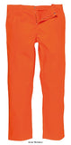 Orange Biz Weld Flame Retardant Welding Work trousers Portwest BZ30 Fire Retardant Active-Workwear Designed to give maximum protection and comfort to the wearer, the Bizweld Trousers will keep you safe. The garment has twin stitched seams for extra strength and side pockets with a conveniently placed rule pocket for quick and easy accessibility.