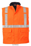 Bizflame Anti Static Hi Viz RIS 3279 Flame retardant Bodywarmer Gilet FRAS- S776  A great addition to the Bizflame Rain Range, this multi- functional FRAS hi Viz bodywarmer offers all the safety properties of the other garments in this range including a concealed mobile phone pocket under the stormflap for easy access and a quilted flame resistant lining for maximum protection and comfort.