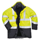 Bizflame hi-vis flame retardent as waterproof multi protection jacket - s779 hi vis jackets active-workwear
