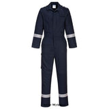 Bizflame plus flame retardant stretch panelled coverall portwest fr501 boilersuits & onepieces portwest active workwear