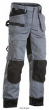 Blaklader Cordura Knee Pad Work Trousers with Nail Pockets (PolyCotton) - 1504 Trousers Active-Workwear 65% polyester, 35% cotton, twill, 300g/m² Craftsman Cordura, Nail pockets, Knee protection pockets Men Main properties Trousers craftsman, Electrician, Plumber, Sheet-metal worker, Mechanic, Floor-layers, Concrete worker, Warehouse worker Reinforcement CORDURA® reinforced knees and back pockets Details Plastic zipper fly Side hammer loop Loops, one with D ring Metal buttons