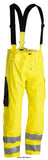 Blaklader flame retardant multinorm anti-static high visibility waterproof work trousers with braces - 1303