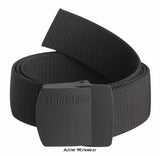 Flame retardant stretch work belt with branded buckle - 4039