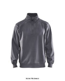Blaklader half zipped college jersey sweat shirt - 3365 workwear hoodies & sweatshirts blaklader active-workwear