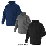 Blaklader Half Zipped College Jersey Sweat Shirt - 3365 - Workwear Hoodies & Sweatshirts - Blaklader