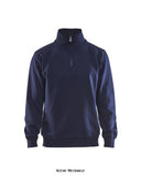 Blaklader half zipped college jersey sweat shirt - 3365 workwear hoodies & sweatshirts blaklader active-workwear
