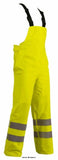 Blaklader Heavy Duty Hi Vis Wind Waterproof & Breathable Bib Trousers - 1386 - Hi Vis Trousers - Blaklader