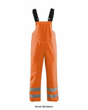 Blaklader heavy duty hi-vis waterproof bib overalls - 1386