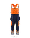 Blaklader high visibility dungarees with kneepad & nail pockets - 2603 boilersuits & onepieces blaklader active-workwear