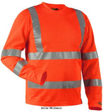 Blaklader Hi Vis Breathable Long Sleeved Safety Work T Shirt. Class 3 - 3381 - Hi Vis Tops - Blaklader