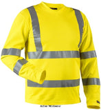 Blaklader Hi Vis Breathable Long Sleeved Safety Work T Shirt. Class 3 - 3381 - Hi Vis Tops - Blaklader