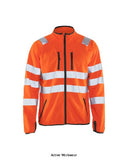 Blaklader high visibility mid layer softshell jacket - lightweight 4906 hi vis jackets blaklader active-workwear