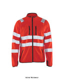 Blaklader high visibility mid layer softshell jacket - lightweight 4906 hi vis jackets blaklader active-workwear