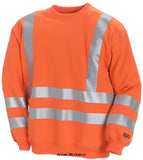 High visibility blaklader safety sweatshirt - class 2 model 3341