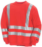 High visibility blaklader safety sweatshirt - class 2, model 3341