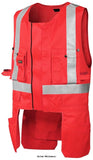 Blaklader Hi Vis Safety Work Tool Vest with Zip. Class 2 - 3027 - Toolvests Toolbelts & Holders - Blaklader