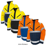 Blaklader high visibility winter quilt lined jacket - wind, waterproof & breathable