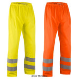 Blaklader high vis rain over trousers class 1 -1384 hi vis trousers blaklader active-workwear