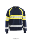 Blaklader High Visibility Premium Sweatshirt Class 1 - 3359 Hi Vis Tops Blaklader Active-Workwear