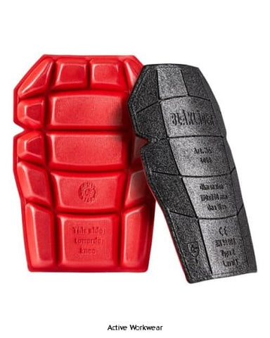 Blaklader Knee pads insertable in Trousers Black/Red - 4058 - Accessories Belts Kneepads etc - Blaklader
