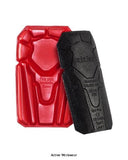 Blaklader knee protectors for professionals - black/red (4027)
