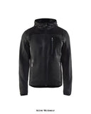 Blaklader knitted soft shell hybrid hooded jacket-4930 workwear jackets & fleeces blaklader active-workwear