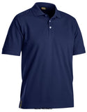 Navy Blaklader Pique Work Polo Shirt Moisture Wicking (Breathable) - 3326 Shirts Polos & T-Shirts Active-Workwear Our Blaklader 3326 polos are not only cool and comfortable to work in, they also have an extremely good ability to transport moisture away from the body. The fabric is certified according to UPF 40+ Solar UV Protective Properties, which means that the garment has a sun protection factor (SPF) of 40+