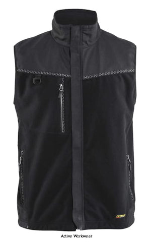 Blaklader windproof fleece work vest with cordura reinforcement -3855