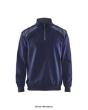 Blaklader Workwear Uniform Half-Zip 2-Tone Sweatshirt Profile 3353 - Workwear Hoodies & Sweatshirts - Blaklader