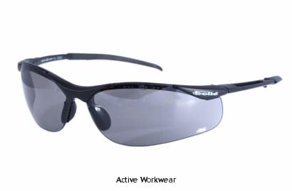 Bolle (10 pairs) contour poly carbon lens safety glasses smoke lens - bocont eye protection active-workwear