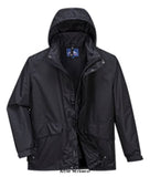 Breathable waterproof argo classic 3 in1 detachable fleece line work jacket portwest s507 workwear jackets & fleeces active-workwear