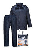 Budget nylon pvc coated rain suit- jkt and trs - l440 waterproofs active-workwear