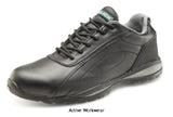 Budget safety trainer shoe steel toe and midsole s1p beeswift - cf7bl trainers clickfootwear active-workwear