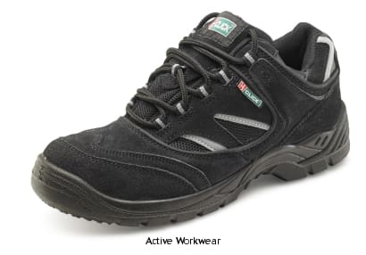 Budget Safety Trainer Shoe Steel Toe and Midsole S1P Src Size 3-13 -Beeswift Cddtb Shoes Active-Workwear Dual density PU , 200 Joule steel toe cap , Steel midsole protection , Shock absorber heel , Anti-static , Slip resistant , Leather upper , Conforms to EN ISO 20345:2011 S1P SRC 