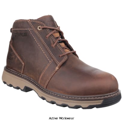 Cat Caterpillar Parker Safety Boot lightweight -40563 Boots Caterpillar Active-Workwear Stylish light industrial and service boot designed for the modern workplace, ideally suited to light duty environments. This boot is hard wearing, lightweight & comfortable due to the EASE midsole & leather upper.