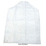 Disposable clear pvc apron 48x36- cpa48-10