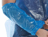 Click disposable over sleeves 14’ elasticated blue (pack of 2000) - do14b2 disposable clothing active-workwear