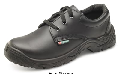 Click By Beeswift Dual Density Smooth Leather Budget Safety Shoe Steel Toe S1 Src - Cddsts  Shoes - ClickFootwear