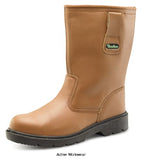 Thinsulate s3 safety rigger boot steel toe and midsole tan s3 beeswift- ctf28 riggers active-workwear