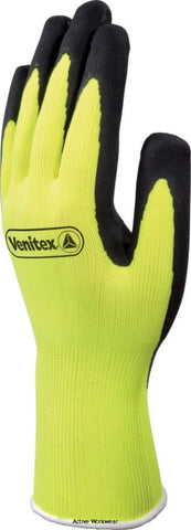 Delta Plus Apollon Gripper Work Gloves Latex Coated-APOLLON Workwear Gloves Active-Workwear Work Gloves Seamless knitted polyester glove Latex foam coating on palm and fingers Gauge 13 Very soft coating, excellent dexterity Breathable coating Resistance to abrasion, small cuts and perforation Elastic wrist
