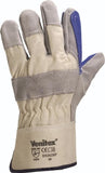 Delta plus cowhide split leather rigger gloves - (pack of 10) ds202rp workwear gloves active-workwear