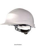 Delta Plus White Zircon Safety Helmet Hard Hat-ZIRCON Delta Plus Head Protection Active-Workwear