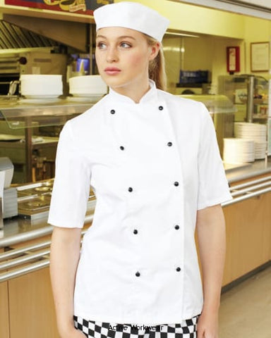 Dennys Lightweight Short Sleeve Chefs Jacket - DD20S - Catering & Hospitality - Dennys