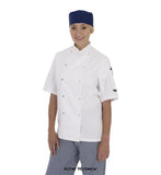 Dennys short sleeve chefs jacket-dd08s catering & hospitality active-workwear