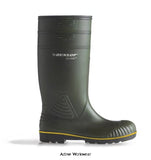 Dunlop Acifort Heavy Duty NON Safety Wellington Green Size 6-13 B440631 Wellingtons Active-Workwear various liquids and materials and a good life span. Ideal for less intensive and general tasks on the farm. Anti-Slip Anti-Static Energy Absorbing Resistance to minerals, animal and plaint oils and fats, fertilizer, acids, disinfectants, various chemicals Waterproof EN ISO 20347:2011.O4.FO.SRA