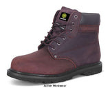 Goodyear welted safety boot steel toe cap and midsole beeswift gwb